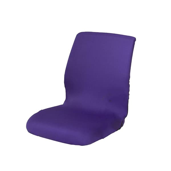 Elastiskt Kontorsstol Swivel Chair Elastiskt Skyddande Överdrag Lila