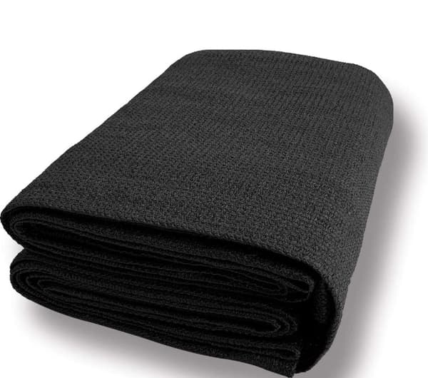 Balcony Privacy Screen Wind and UV Protection, 90 x 300 cm, Black