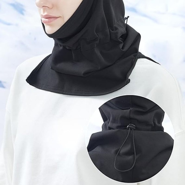 Vinter Halsvarmer Fleece, Elastisk Snøre Bandana Halsgaiter, behagelig nem at bruge - Vandafvisende All Vejr Hovedgaiter