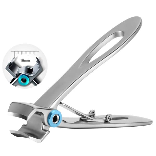 Large Nail Clipper Set, 5-Pack Sharp Toenail and Fingernail Clippers