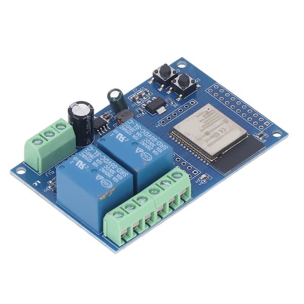 Relémodul 4 M Byte Flash Programmerbare Taster Dobbel Relémodul for Sekundær Utviklingslæring DC5-60V