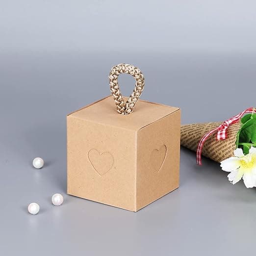 Presentförpackningslåda, 30 st Bröllopsfestlåda, Presentask i kartong