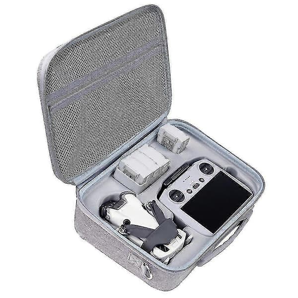 Compatible with Dji Mini 4 Pro Fly More Combo Rc Drone Accessories Storage Bag Eva Handbag Case with Shoulder Strap S