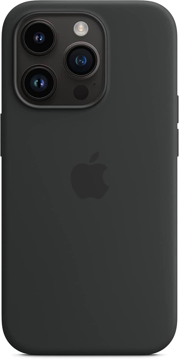 Midnight Silicone Case with MagSafe Compatible with iPhone 14 Pro[JUN]