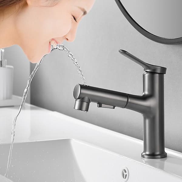 Kitchen Faucet with Spray, Pull-Out Kitchen Faucet, Pull-Out Tap, 3-Way Faucet, Sink Mixer with Spray