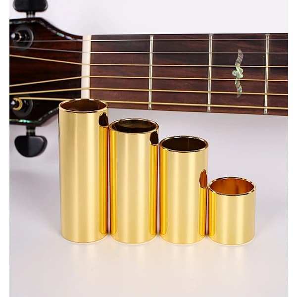 1 set med 4 stora gitarrslides för elgitarrer, A