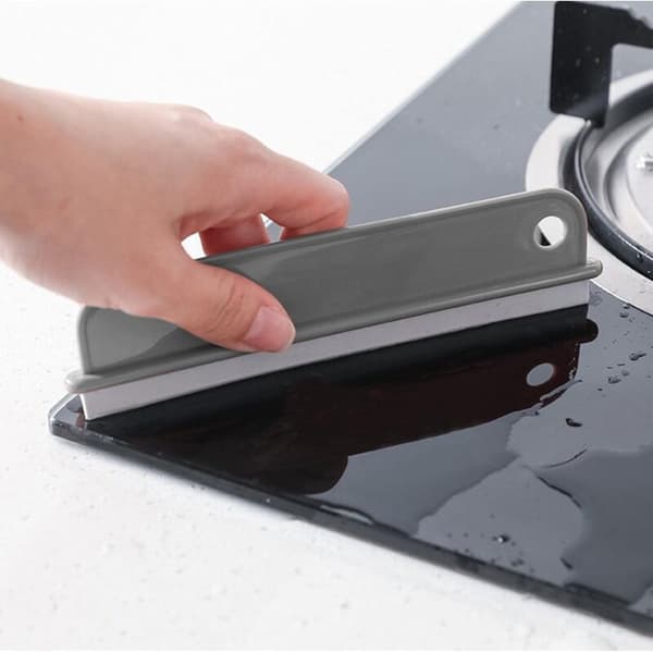 Cleaning Scraper Sponge Wiper and Washer, 2-in-1 Kit for Cleaning Removable Windows with Sponge for Car Windshield, Bathroom Mirrors and Tools