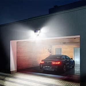 2-pakning 100 LED solcellelampe med vidvinkel 2 stk 2pc