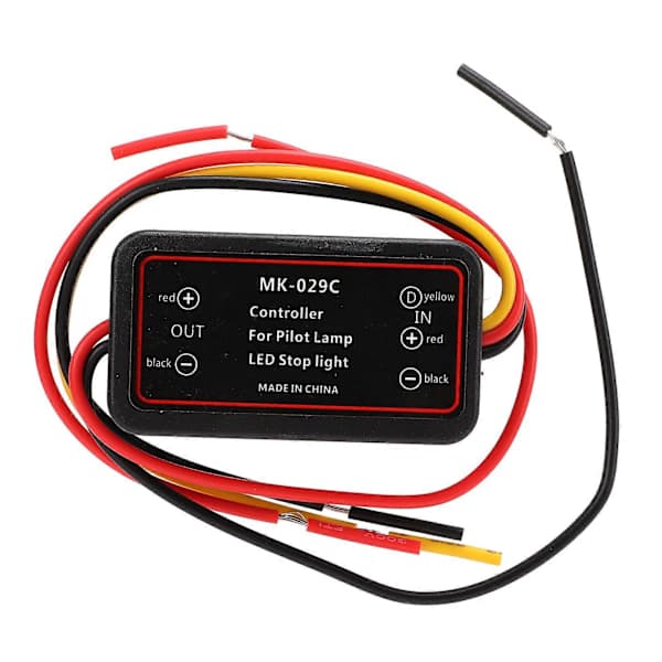 LED Brake Light Controller IP65 Waterproof 12V-30V ABS Strobe Module for Rear Brake Lamp MK-029C
