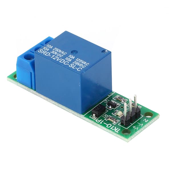10 pcs DC 12V 1-Channel Relay Module High Level Trigger for Arduino