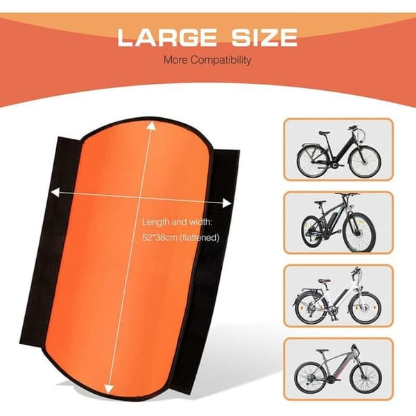 E-cykel batteribeskyttelse, e-cykel batteribeskyttelse til 30-40 cm integreret rammebatteri, batteribeskyttelse, forlænger batteriets levetid