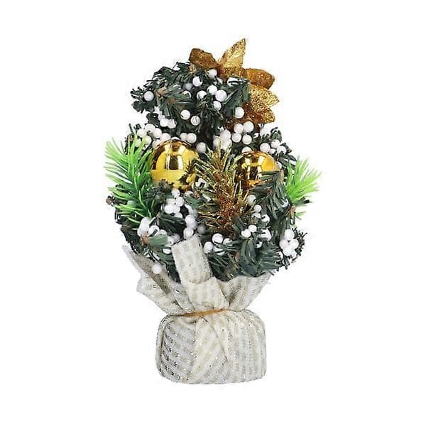 Miniature Artificial Christmas Tree Innovative DIY Desk Lamp