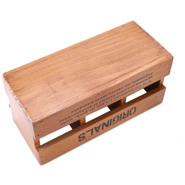 Creative Solid Wood Home Remote Control Box/Pen Holder 3-Layer Pen Container Gift Office Organizer School Supplies