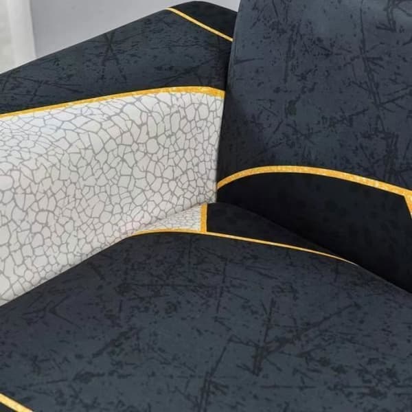 Hjørnesofatrekk for 3-seter + 2-seter, elastisk L-formet sofatrekk for hjørnesofa