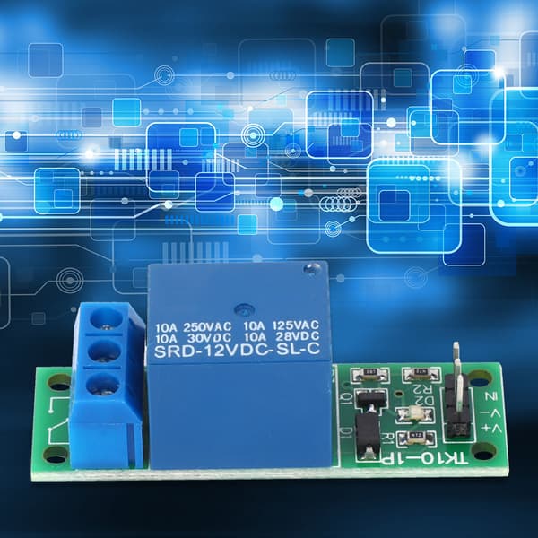 10 pcs DC 12V 1-Channel Relay Module High Level Trigger for Arduino