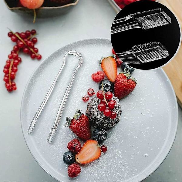 Mini Plastic Buffet Serving Tongs Small Kitchen Serving Tongs Set Clear Plastic Serving Tongs
