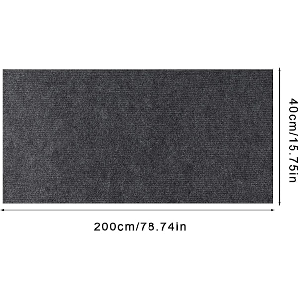 Katteklorebeskyttelsesmatte, klorematte, klorebrett katt, klorebeskyttelse sofa katt, katteklorematte, klorebrett (40cm x 2m) No.9 Mbappé XL