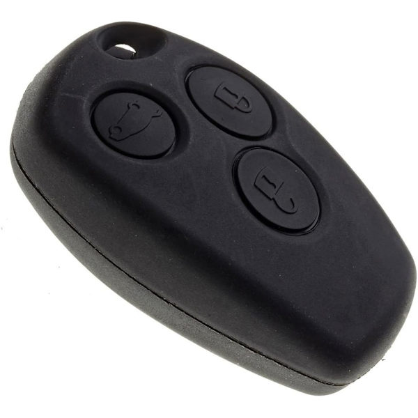 Key Shell without Blade Compatible with Renault Clio 3, Kangoo, Master, Modus and Trafic - 3-Button Remote Car Key Case