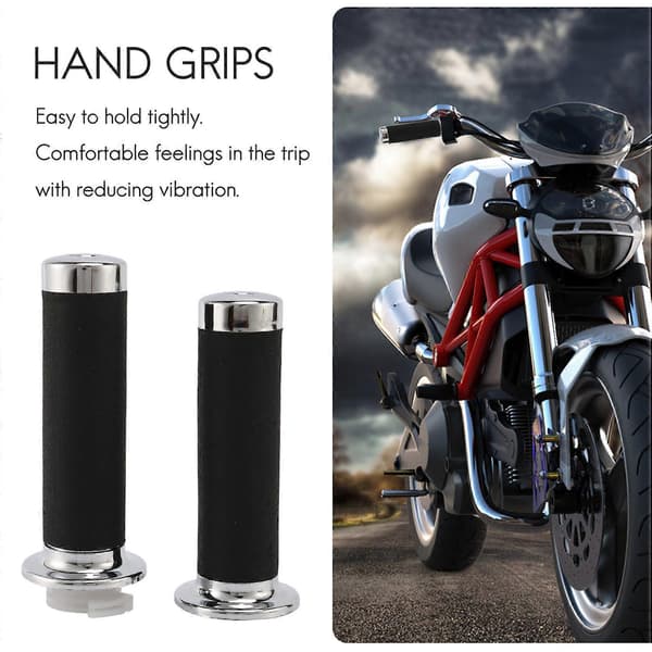 Motorcycle Grips for Shadow VT/XVS 400/600/750/1100/1300 [DB]