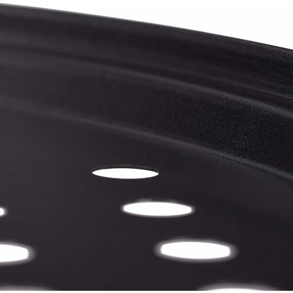 Rund perforeret pizzapande med non-stick-belægning, 32 cm i diameter