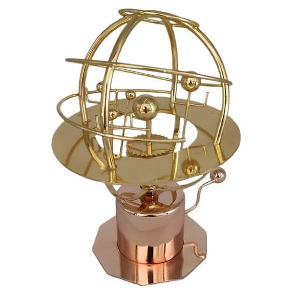 3D Metall Solsystem Modell Retro Urverk Planeter Håndverk Kinetisk Kunst Asteroid Solsystem Modell Skrivebordsdekor