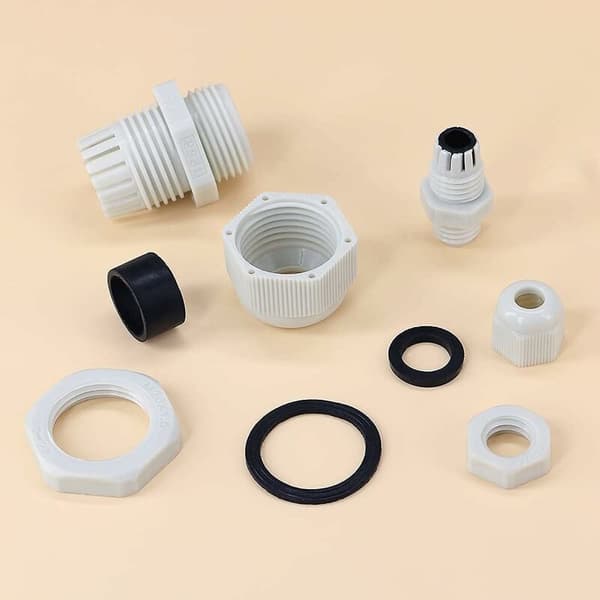 M10-M25 Cable Glands 10mm-25mm Stackable Cable Glands with Lock Nut and Washer (M10-M25 40pcs)