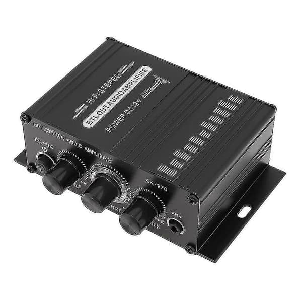 Power Amplifier Audio Karaoke Home Theater Amplifier 2 Channel Class D Amplifier USB/SD Aux Input