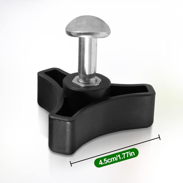 2 STK universelle plastgressklipper vingemuttere og trekantet gressmatte