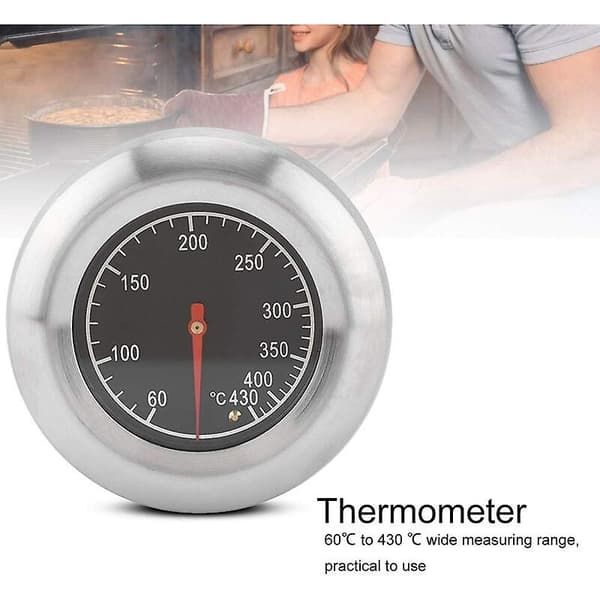 60~430 Rustfritt Stål Grilltermometer BBQ Grill Temperatur