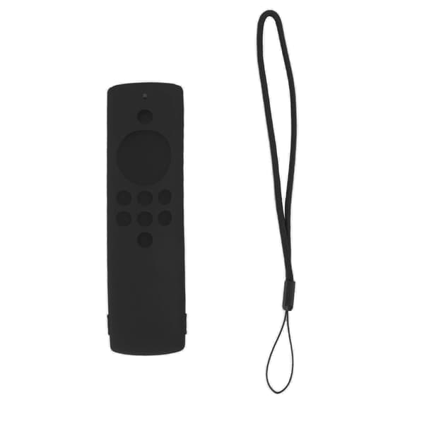 Silicone Remote Cover Protective Case Washable Remote Control Case Shockproof Remote Protector for Fire TV Stick Lite Black