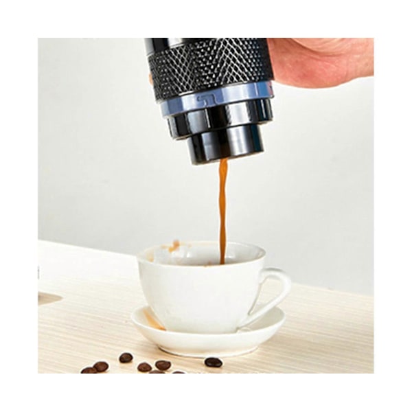 Bärbar Elektrisk Bryggare för Droppkaffe Sladdlös Automatisk Kaffemaskin för K-Cup Kapslar och Malet Kaffe PK