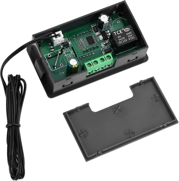 W3230 20A 12V Digital Termostat, Digital Temperaturkontroller, Värme Kylning Kontroll, Termometerinstrument