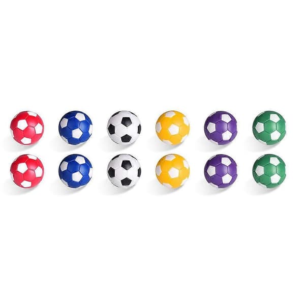 6 stk. bordfodbolde, erstatningsbolde, mini officielle bordfodboldspil, boldtilbehør
