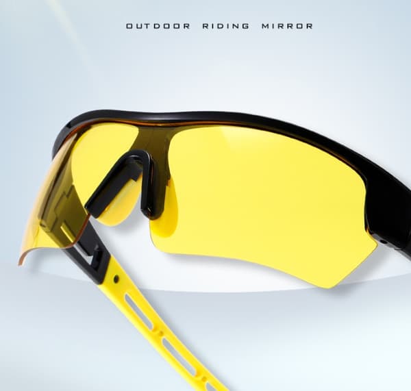 Motorcycle Goggles Dustproof and Windproof Goggles 1 pc Yellow