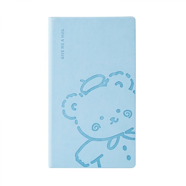 A6 Cartoon Anteckningsblock Mini PU Läder Notebook Dagbok P