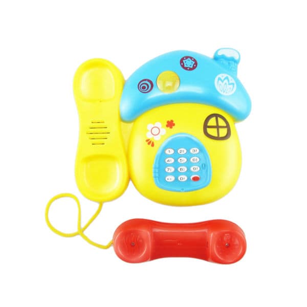 Funny Cartoon Music Pull Wire Phone Toy Educational Development Kids Christmas Gift