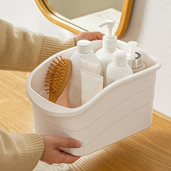 Kitchen Storage Box Container Cabinet Tableware Storage Box Spice Box Sundries Paper Cosmetics Storage (Yellow)