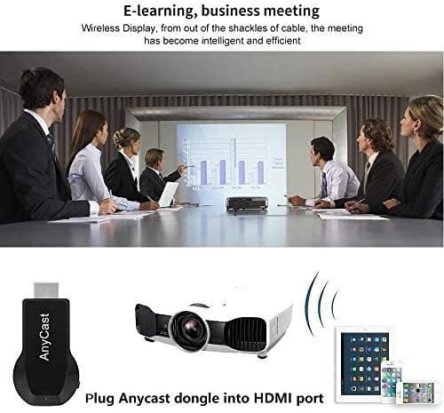 HDMI Trådløs Skjermadapter WiFi 1080P Mobilskjermspeiling Mottaker Dongle for iPhone Mac iOS Android til TV Projektor