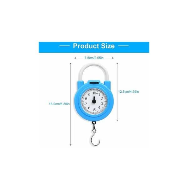 Luggage Scale, Load Scale Max 10kg Small and Portable with Comfortable Grip for Travel and General Work