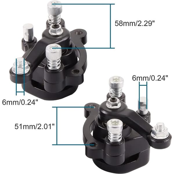 47cc 49cc Fickcykel Fram & Bak Bromsbelägg Set