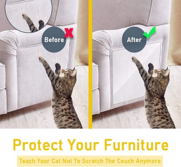 Møbelbeskyttelse - Anti-ripe tape for sofa, 8-pakning-FA2-