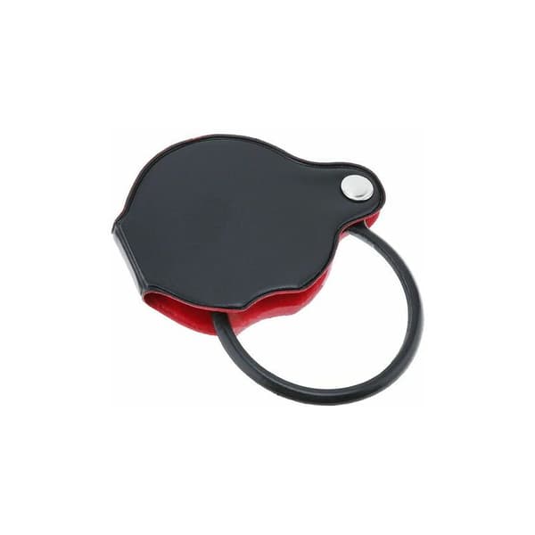 Mini Pocket Magnifier 8X Optical Glass with Cortical Protective Case for Office Reading Hobby