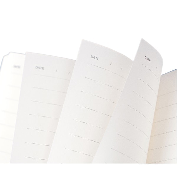 A6 Cartoon Anteckningsblock Mini PU Läder Notebook Dagbok P