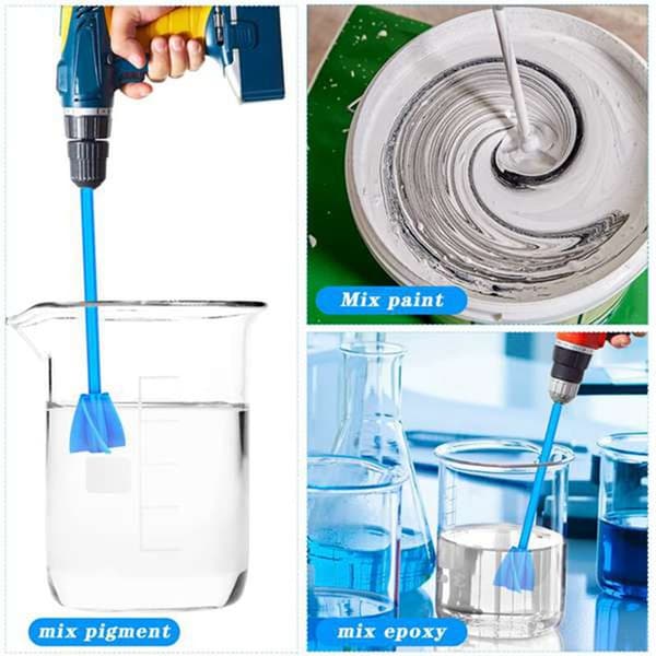 Mixer Attachment Drill for Resin, 5-pack Epoxy Resin Attachment, Spiral Stirrer Mixing Paint