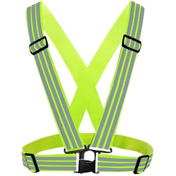 High Visibility Vest, 2-Pack Adjustable for Running, Cycling, Motorcycles