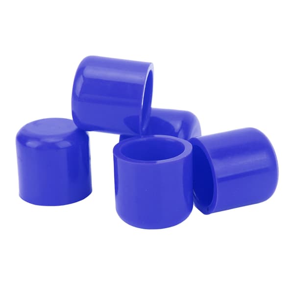 5 Pcs Silicone Blanking Cap 30mm Flexible Durable Universal Intake Vacuum Hose Plug Blue