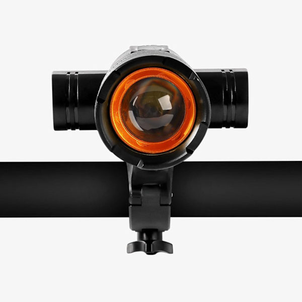LED-pyöränvalo/valosarja USB Ladattava Otsalamppu/Taskulamppu Vedenpitävä Ulosvedettävä Pyöränvalo