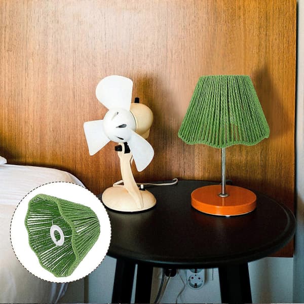 Paper Rope Woven Lampshade Universal E27 E14 Lampshade Decoration Table Lamp Shade