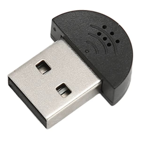 Professional USB 2.0 Mini Microphone Plug Play Noise Reduction 360 Degree Omnidirectional Portable