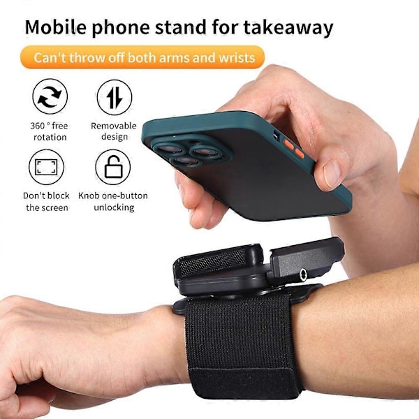 Typ A XW-W01 4.0-7.0 tuuman juoksuvyö puhelinpidike iPhone 16/16 Plus/16 Pro/16 Pro Max -puhelimelle